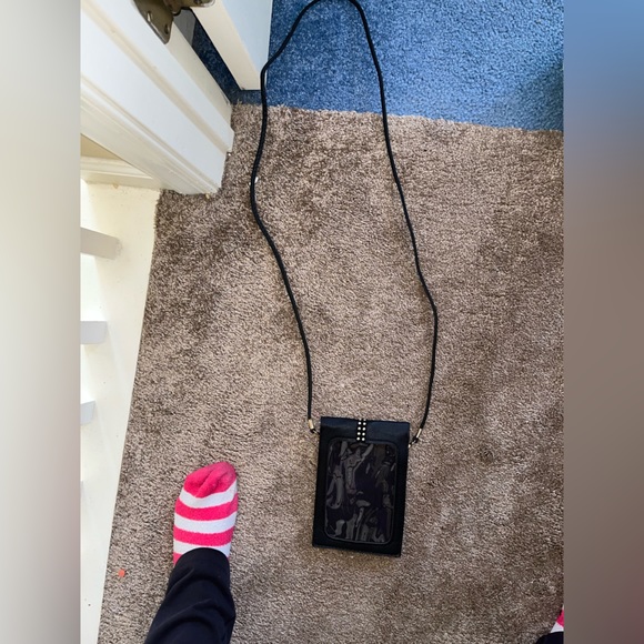 Cute Black Phone Holder / Purse- **NEVER USED** - Picture 7 of 16